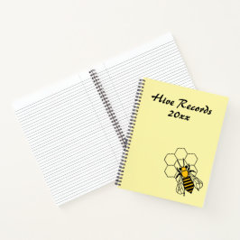 Cuaderno de registros de apicultura