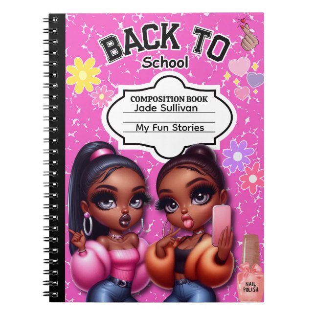 Cuaderno de Regreso a la Escuela (Personalizable) (Frente)