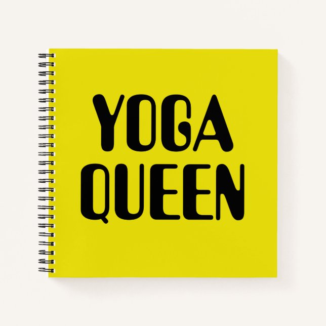 Cuaderno de reina de yoga (Anverso)