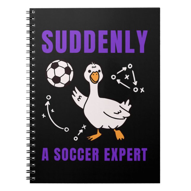 Cuaderno De repente un experto en fútbol (Frente)