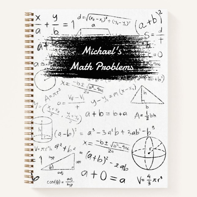 Cuaderno de resolución de problemas matemáticos es (Anverso)