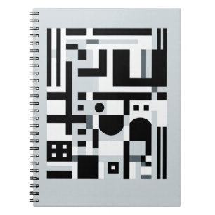 Cuaderno de resumen de cuadrícula moderno