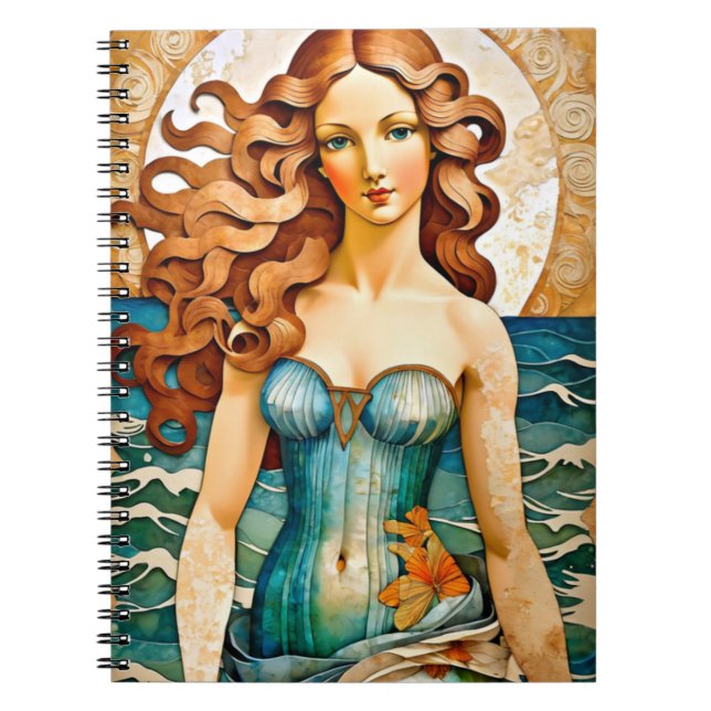 Cuaderno de retrato de muñeca de papel de Venus (Frente)