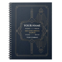 Cuaderno de reuniones ejecutivas personalizado