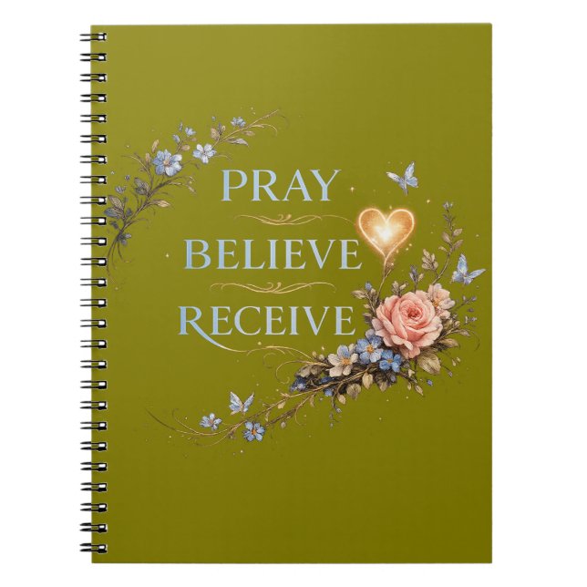 Cuaderno de Rezar, Recibir, Creer (Frente)