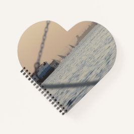 Cuaderno de River Nile Sunset Heart