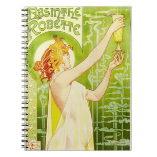 Cuaderno de Robette del ajenjo de Alfonso Mucha