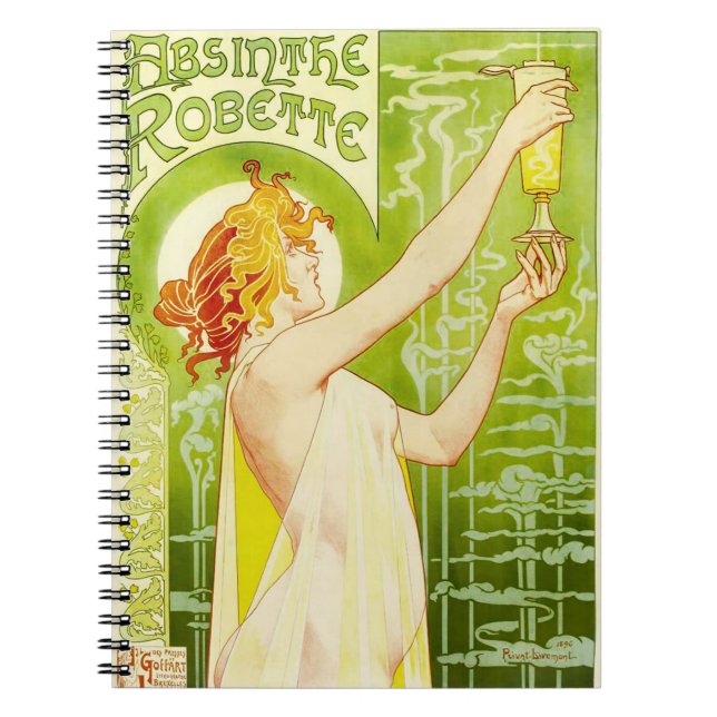 Cuaderno de Robette del ajenjo de Alfonso Mucha (Frente)