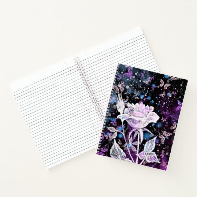 Cuaderno de Rosa y mariposas de invierno (Interior)