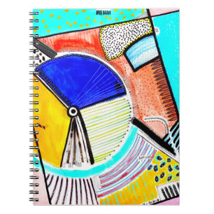 Cuaderno de rueda abstracto