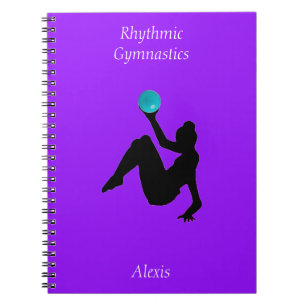 Cuaderno de rutina de pelota de gimnasia rítmica