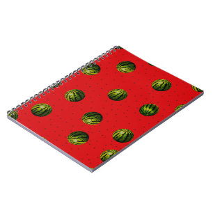 cuaderno de sandías y semillas
