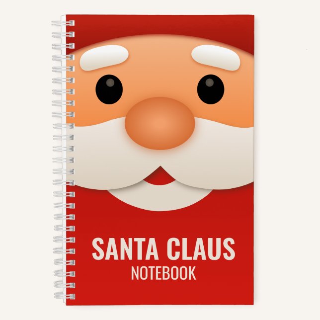 Cuaderno de Santa Claus Feliz Navidad (Anverso)