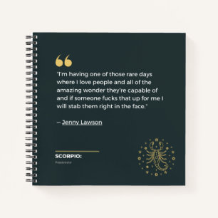 Cuaderno de Scorpio
