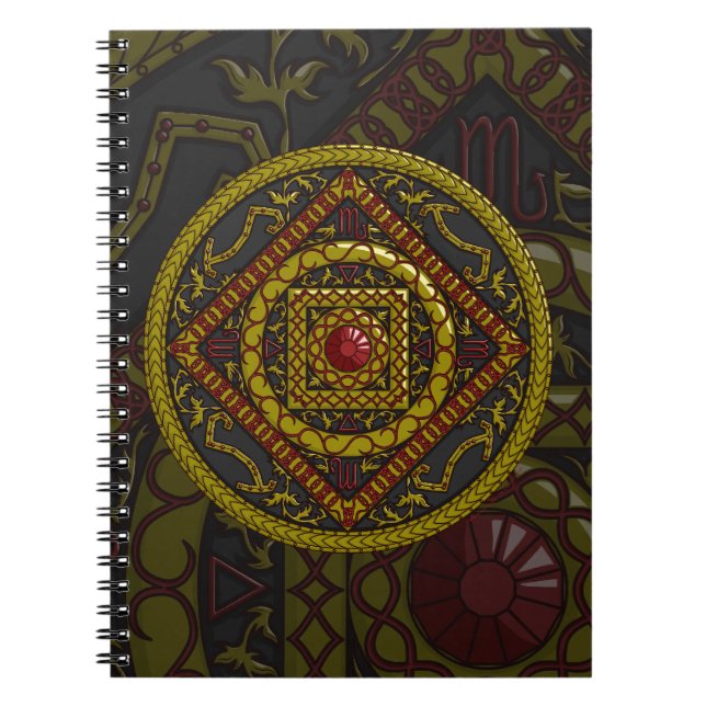 Cuaderno de Scorpio Mandala (Frente)