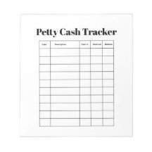 Cuaderno de seguimiento de caja chica