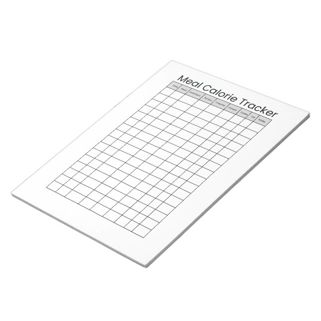Cuaderno de seguimiento de calorías de comidas (Lado Derecho)