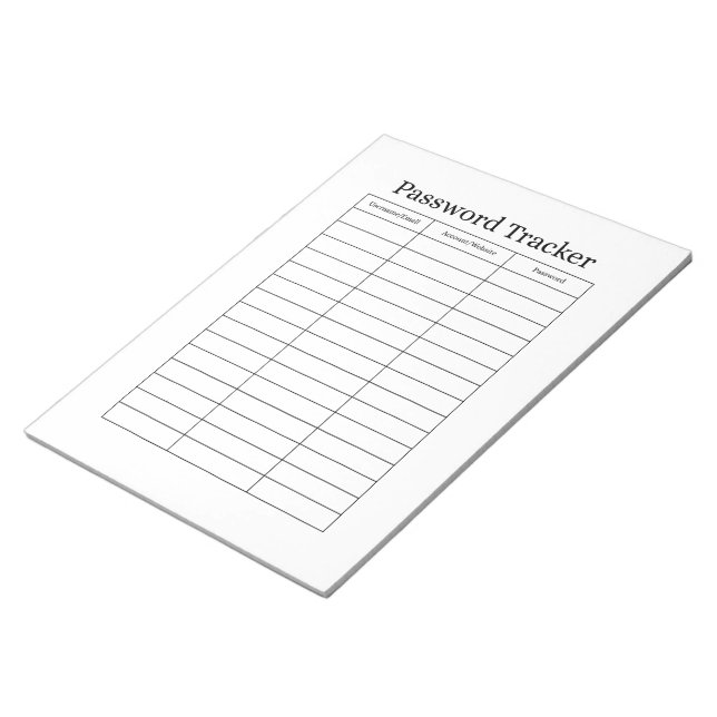 Cuaderno de seguimiento de contraseñas fáciles (Lado Derecho)