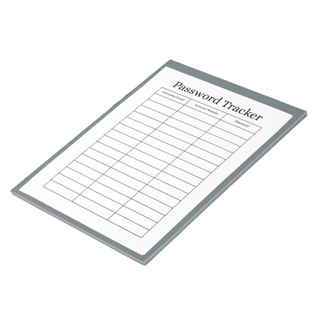 Cuaderno de seguimiento de contraseñas fáciles (Lado Derecho)