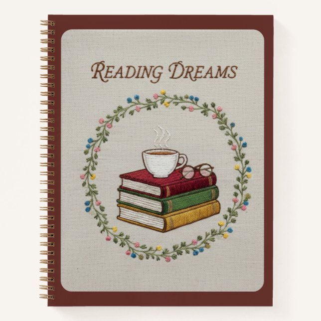 Cuaderno de seguimiento de lectura acogedor (Anverso)