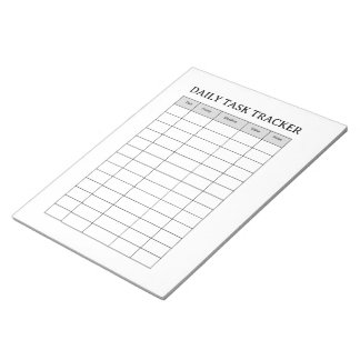 Cuaderno de seguimiento de tareas diarias minimali
