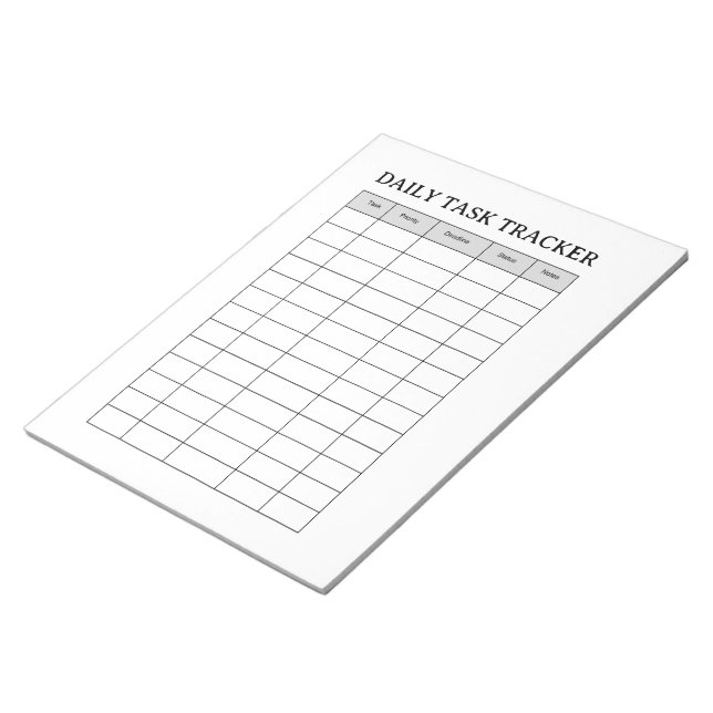 Cuaderno de seguimiento de tareas diarias minimali (Lado Derecho)