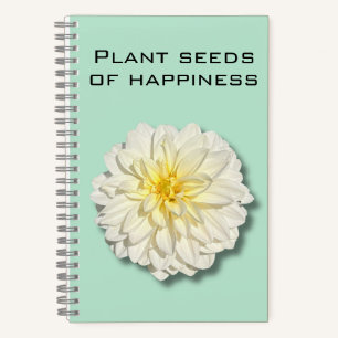 Cuaderno de Semillas de Felicidad de la Planta de 