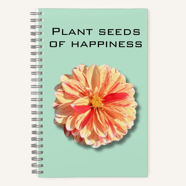 Cuaderno de Semillas de Felicidad de la Planta de  (Anverso)