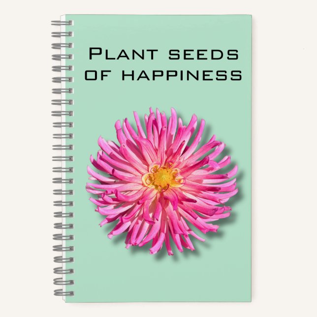 Cuaderno de Semillas de Felicidad de la Planta de  (Anverso)