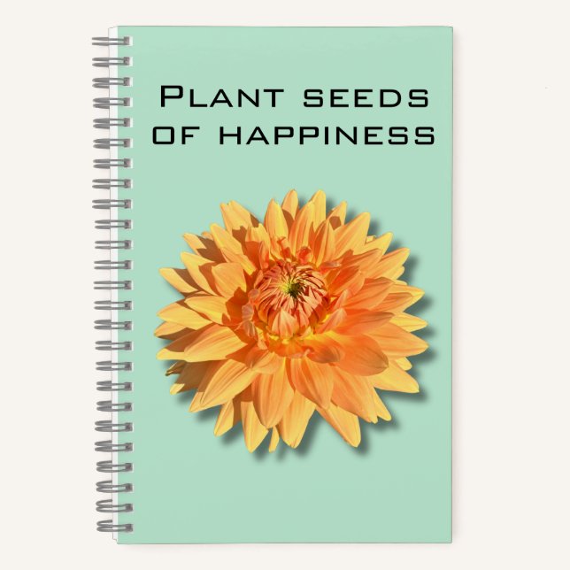 Cuaderno de Semillas de Felicidad de la Planta de  (Anverso)