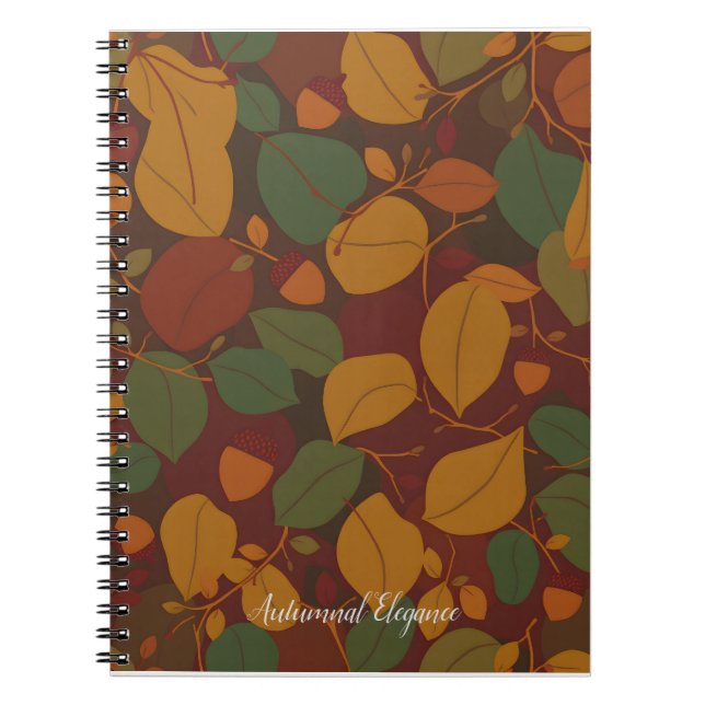 Cuaderno de sentimientos otoñales (Frente)