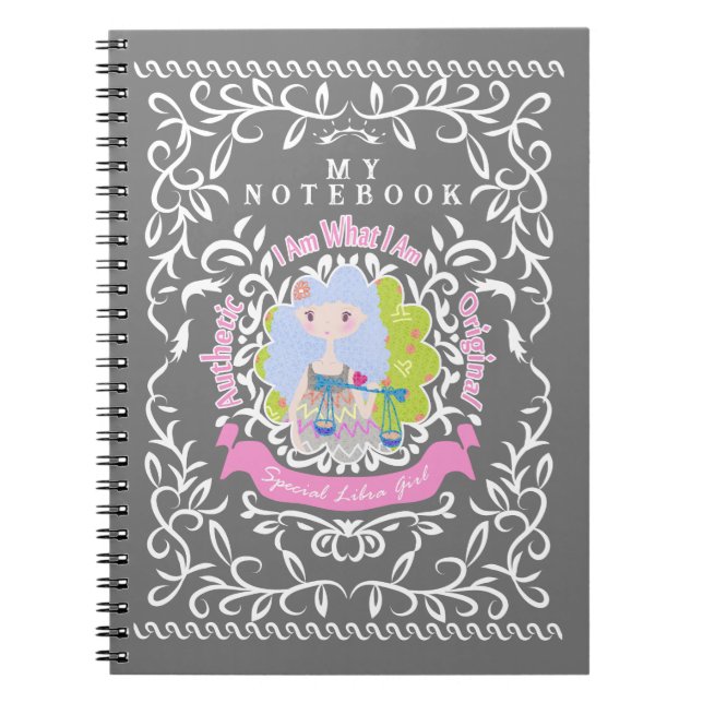 Cuaderno de signo de Libra (Frente)