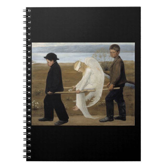 Cuaderno de Simberg sobre el Ángel Herido (Frente)