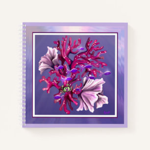 Cuaderno de Sirena del Océano Púrpura