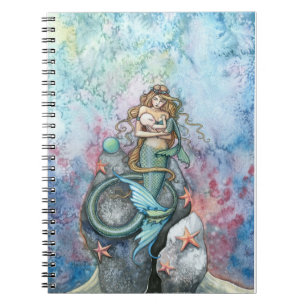 Cuaderno de Sirena y Bebé Amor Eterno