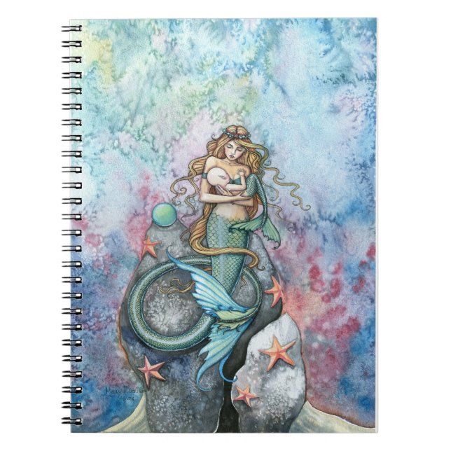 Cuaderno de Sirena y Bebé Amor Eterno (Frente)