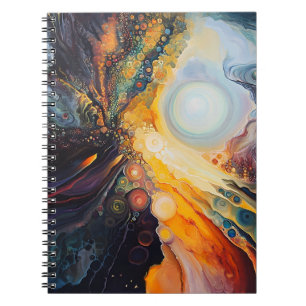 Cuaderno de Sky colorido y abstracto