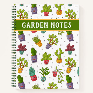 Cuaderno de suculentas, cactus, desierto