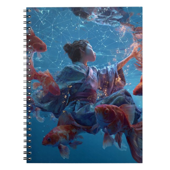 Cuaderno de Sueño de Constelación de Pisces (Frente)