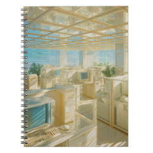 Cuaderno de sueños de oficina Golden Retro