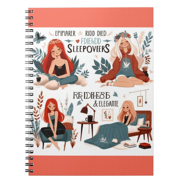 Cuaderno de Sueños de Sleepover Acogedores (Frente)