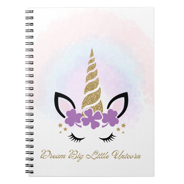 Cuaderno de sueños de unicornio (Frente)