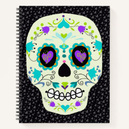 Cuaderno de Sugar Skull Día de Muertos