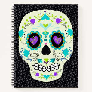 Cuaderno de Sugar Skull Día de Muertos