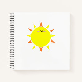 Cuaderno de Sun Spiral Happy