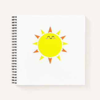Cuaderno de Sun Spiral Happy