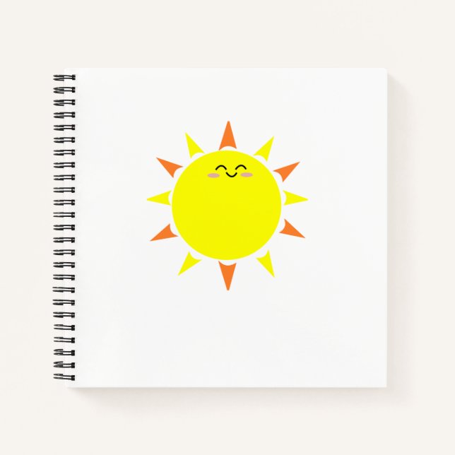 Cuaderno de Sun Spiral Happy (Anverso)