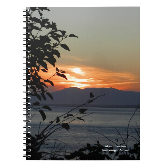 Cuaderno de Susitna Alaska del soporte (Frente)