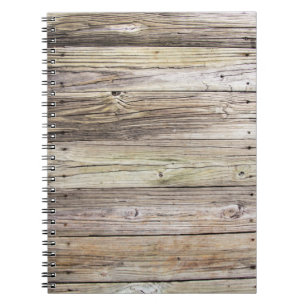 Cuaderno de tablas de anclaje de madera meteorada