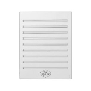 Cuaderno de Tablatura de Bajo con Logotipo de Escu